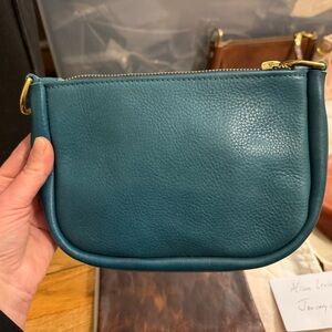 BNNU KMM Italian Blue Mini Crossbody with matching chain link strap